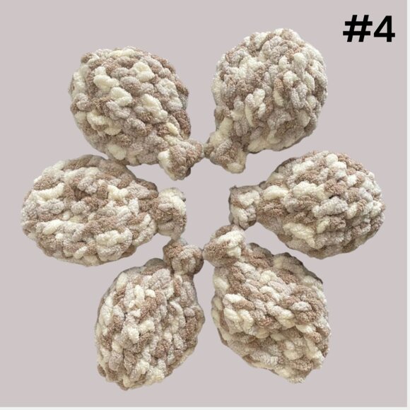 Crochet Water Balloons Reusable Handmade Pool Toy Game Latex‎ Free (Set of 6) - Picture 4 of 9